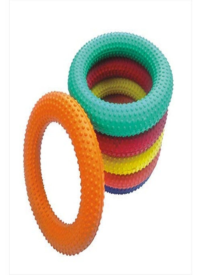 ROXAN حلقة روكسان فيشوا تينيكويت ماسكة/منقطة (عبوة من 6 قطع، لون - متعدد الألوان) | حلقة تينيكويت منقطة للعب الأطفال | - Image 1